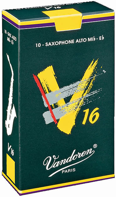 Vandoren V16 Alto Saxophone Reed #2.5  Box Of 10 image 1