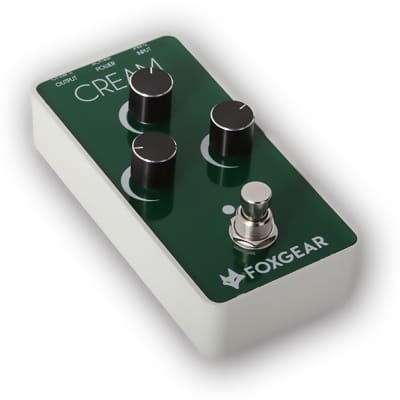 Foxgear Cream Screaming Overdrive 9-12 Volt Guitar Effects Pedal image 1