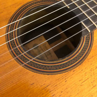 1907 Enrique Garcia Classical Guitar with Tornavoz No. 81 French Polish image 10