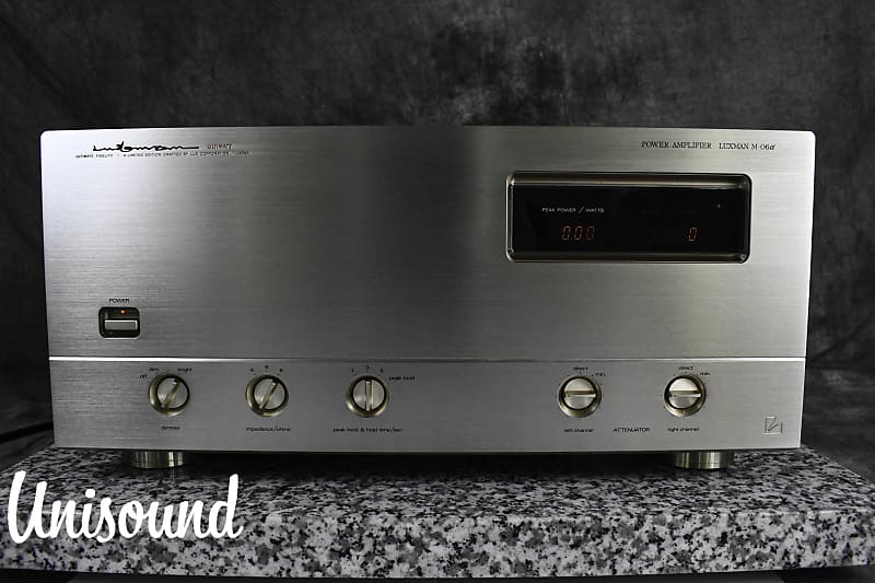 Luxman M-06α Power Amplifier in Very Good Condition.