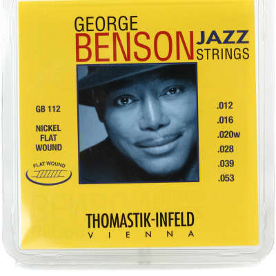 Thomastik-Infeld GB112 George Benson Flatwound Jazz Guitar Strings - .012-.053 Medium-Light image 1