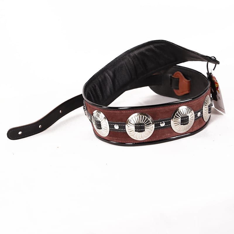 布袋壺 Jodi Head Concho Lou Lou Guitar Strap Brown | Reverb