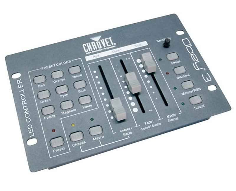 CHAUVET DJ OBEY 3 Channel RGB LED DMX Controller for Tri-Color Wash Lights Light image 1