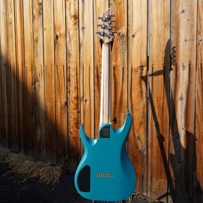 Schecter USA CUSTOM SHOP Keith Merrow KM-7 Stage Teal Blue Satin 7-String Electric Guitar w/ Case (2024) image 4
