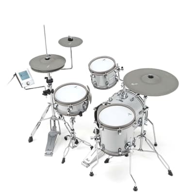 EFNOTE mini Acoustic Designed Electronic Drum Set White Sparkle image 3