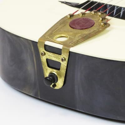 1950s Mastro Islander by Maccaferri Vintage Original Plastic Small Body Concert Sized Acoustic Guitar image 10