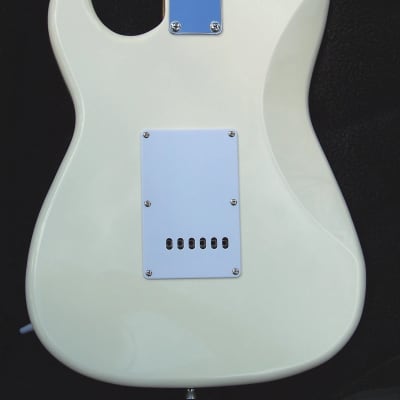 Light Strat-Arctic White Solid Mahoghany+ Matched Custom | Reverb