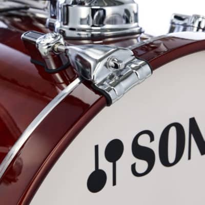 Sonor AQ2 Maple 14" (Diameter) x13" (Depth) Bass Drum with Riser - Brown Fade image 4