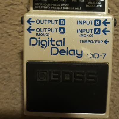 Boss DD-7 Digital Delay and BOSS FS-5U foot switch | Reverb
