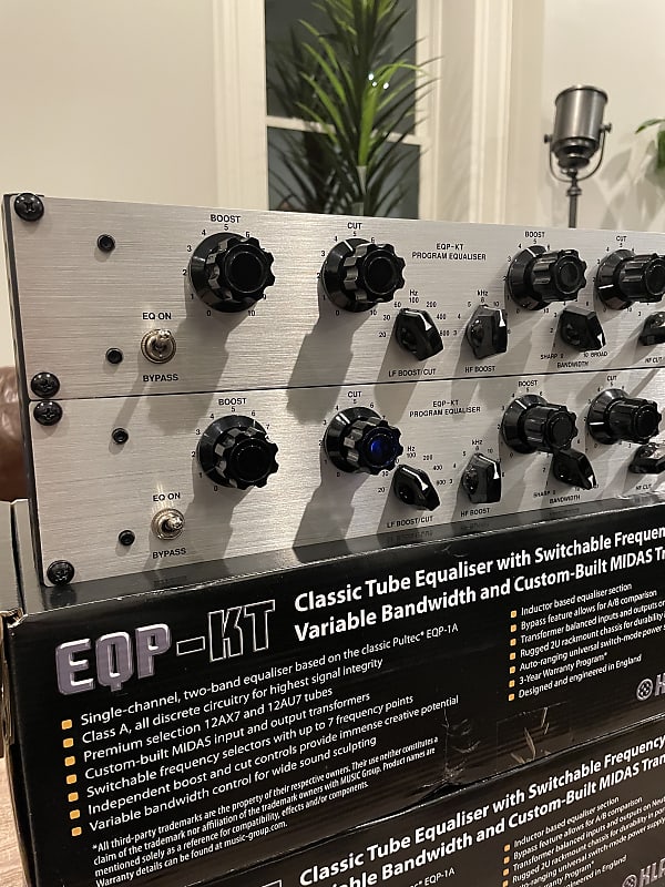 Klark Teknik EQPKT Classic Tube Equalizer Reverb