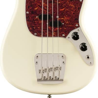 Squier Classic Vibe '60s Mustang Bass Laurel FB, Olympic White image 2