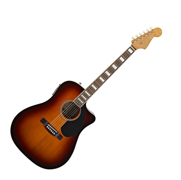 Fender Kingman SCE 3TS Solid Top Electric Acoustic Guitar with Case NEW