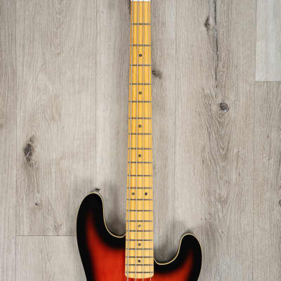 Fender Aerodyne Special Precision Bass, Maple Fretboard, Hot Rod Burst image 4