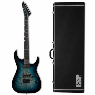 ESP E-II M-II QM Black Natural Burst | Reverb