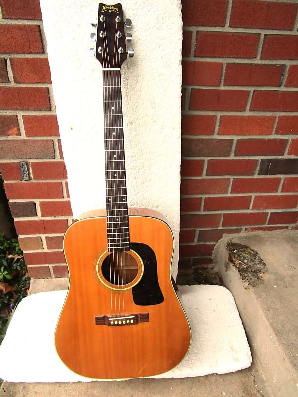Washburn D-15N Guitar, 1983, Korea, Natural Finish, HSC | Reverb