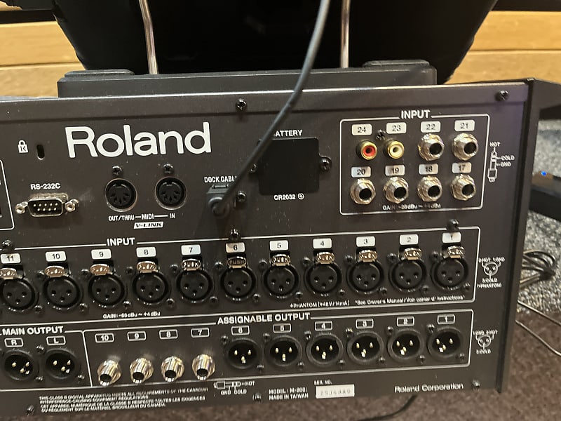 Roland M-200i 32-Channel V-Mixer EXP with S1608 Stage Box Excellent | Reverb