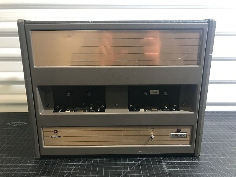 TELEX CD4 Stereo Cassette Duplicator Working Reverb