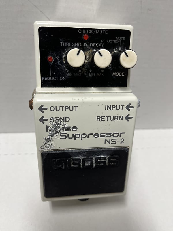 Boss NS-2 Noise Suppressor (Silver Label) 1989 - 2019 - White | Reverb