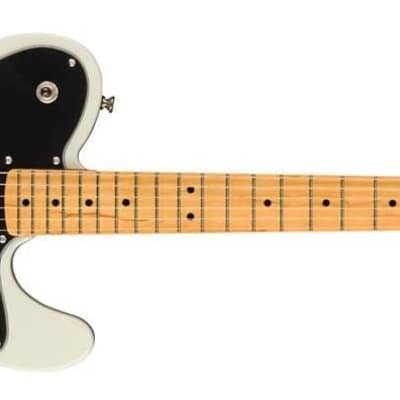 Squier Classic Vibe 70s Deluxe Telecaster Electric Guitar, with 2-Year Warranty, Olympic White, Maple Fingerboard image 2