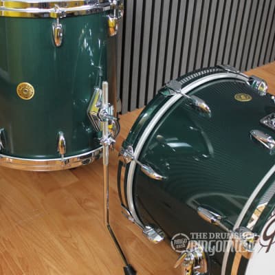 Gretsch Usa Custom Cadillac Green Gloss 18" - 12" - 14" 3pcs image 4