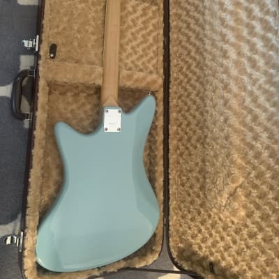 DiPinto USA Galaxie 4 Deluxe  2016 Sonic Blue with Sarape pick guard image 4