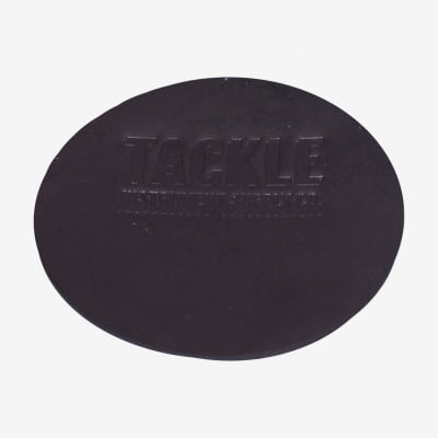 Tackle - LBDBPBL - Large Leather Bass Drum Beater Patch - Black image 1