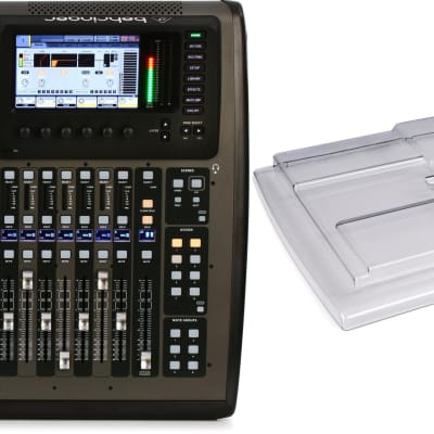Behringer X32 Compact 40-channel Digital Mixer  Bundle with Decksaver DSP-PC-X32COMPACT Polycarbonate Cover for Behringer X32 Compact image 1