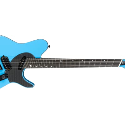 ギター Ormsby TX GTR Run 15 - Azure Blue Carbon Ormsby TX GTR Exotic 7-string - denim Multi-scale guitar