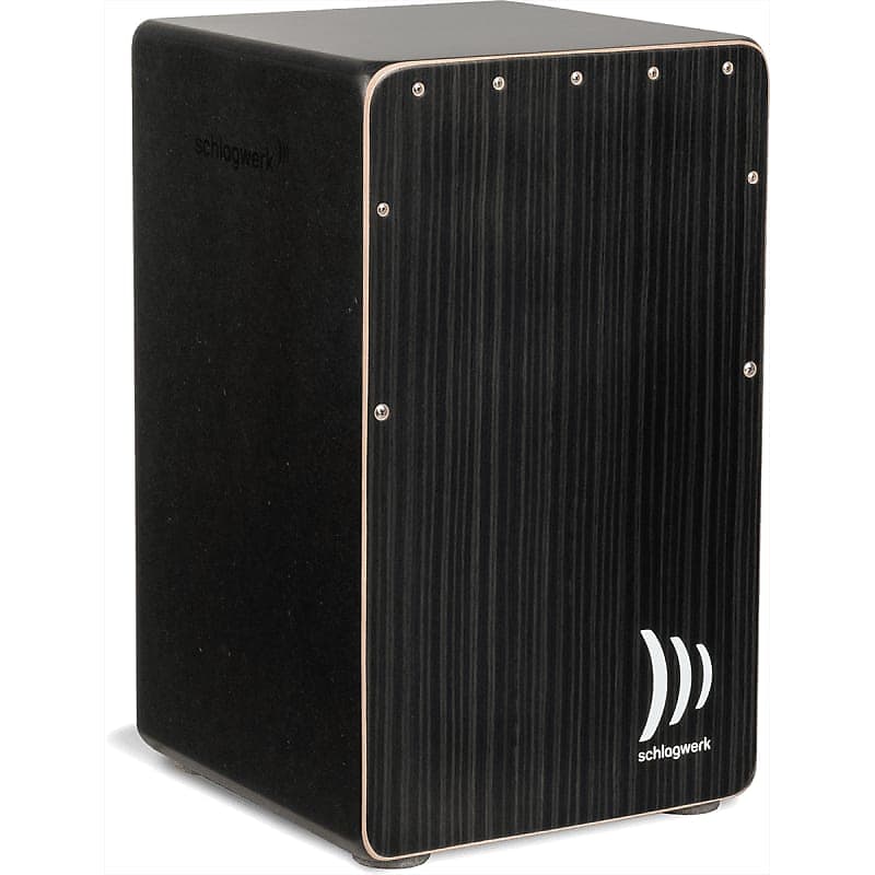 SCHLAGWERK Cajon Rudiments Hard Coal Stripes Reverb