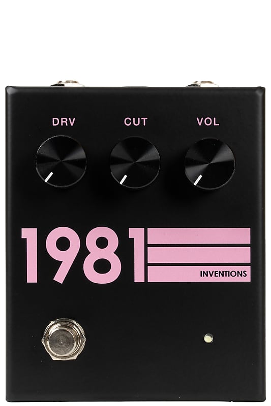 1981 Inventions DRV Overdrive Pedal Black (PDX)