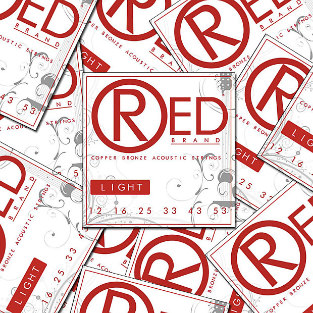 Cleartone RED Acoustic Guitar Strings Copper Bronze LT Reverb