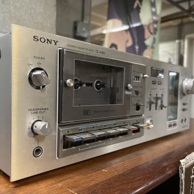 Sony TC-K60 Cassette Player/Recorder (1970’s) Silver - Parts/Repair image 1