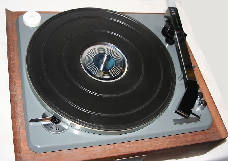 ELAC Miracord 10 H 16 33 45 78 RPM Turntable Record Player Germany  Pickering V-15 Cartridge Walnut