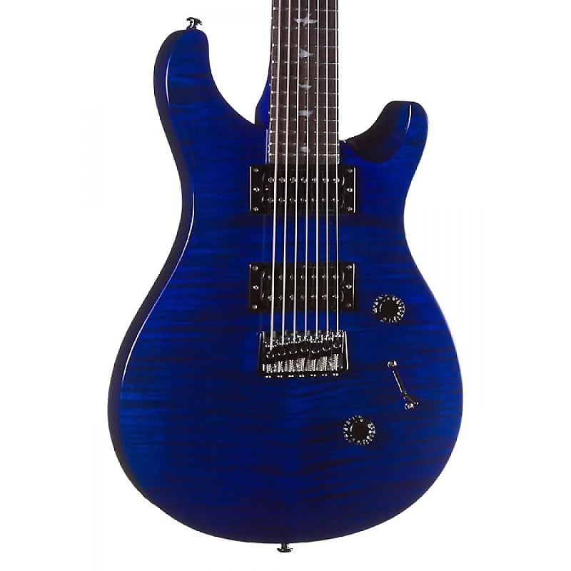 PRS SE Custom 24 7弦 PRS SE Custom 24 7-string - Black | Sweetwater