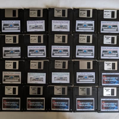 Yamaha PSR 9000 and 9000 Pro Floppy Disk Styles Collection