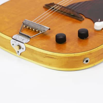 1961 Harmony H47 Stratotone MARS Vintage Silvertone Jupiter Electric Semi-Hollow DeArmond Gold Foil Pickup Player’s Guitar w/ OSSC image 12