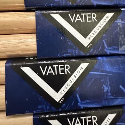 Vater VH5AS 5A Stretch Hickory Wood Tip Drum Sticks (11 Pairs) image 3