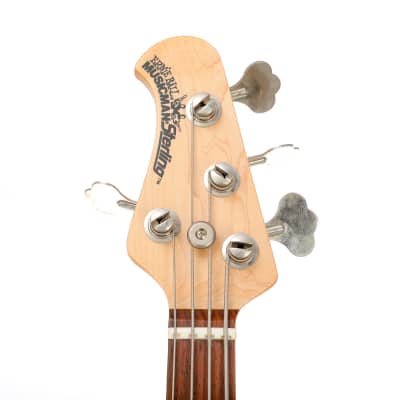 Music Man Sterling Left Handed 4 String Bass Guitar - Transparent Orange image 7