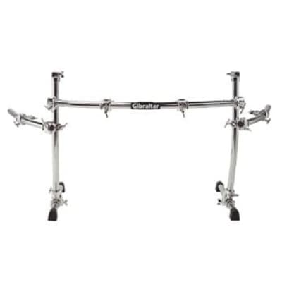 Gibraltar Chrome Curved Power Rack w/2 Side Wings image 1