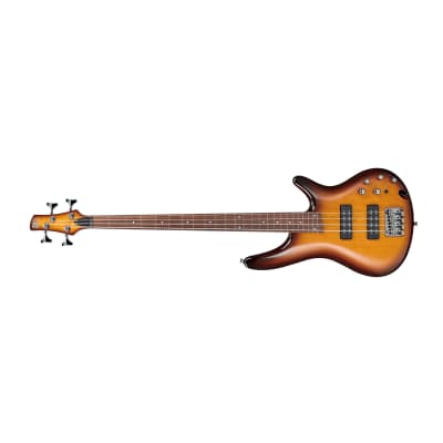 Ibanez SR Standard 4-String Fretless Electric Bass (Brown Burst) image 3