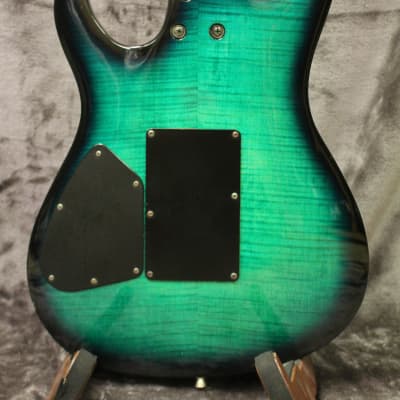 Ibanez S540 FM Custom 1996 Green Burst | Reverb