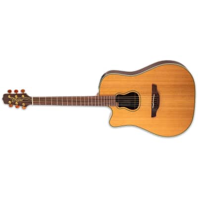Takamine GB7C LH Garth Brooks Left-Handed Natural Dreadnought Acoustic-Electric Guitar + Hard Case for sale