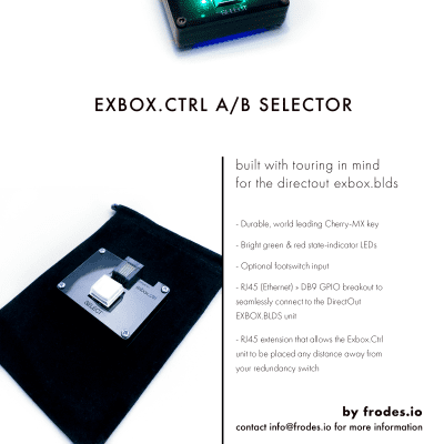 Frodes EXBOX.CTRL A/B Selector for DirectOut EXBOX.BLDS image 5