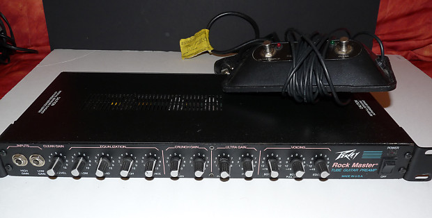 Peavey rockmaster shop preamp for sale