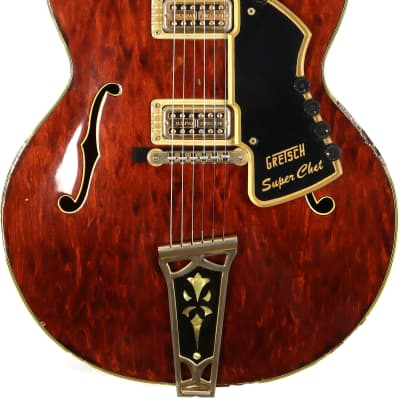 Vintage 1971 Gretsch Super Chet 7690 Semi-Hollow Electric Guitar w/ Gig Bag for sale