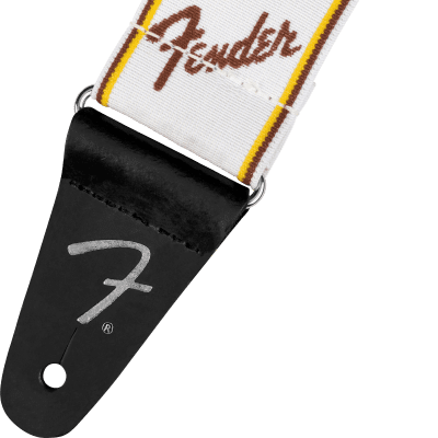 Fender Weighless Monogram Strap - White image 2
