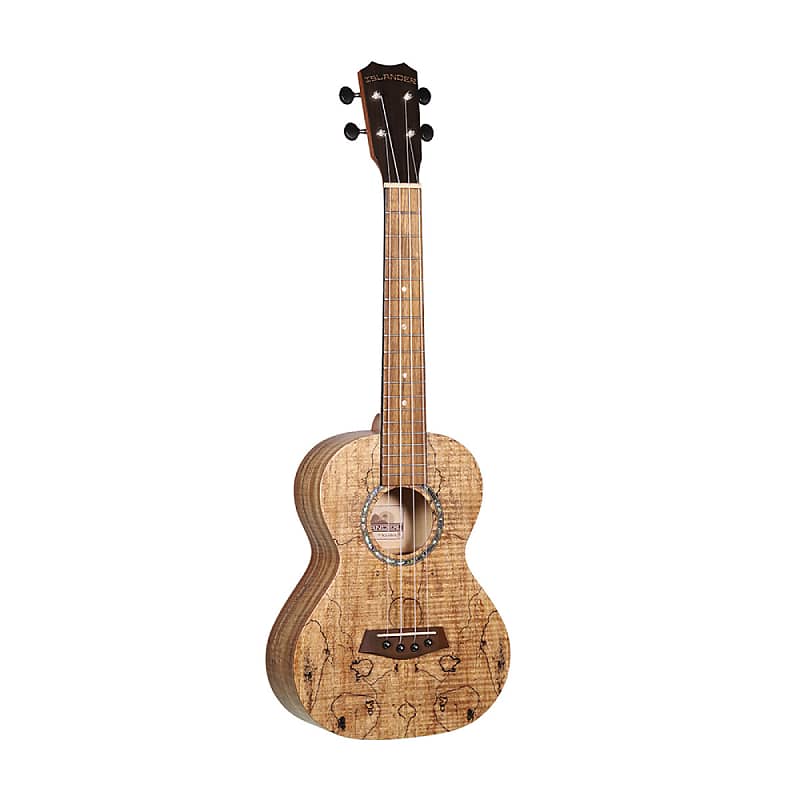 Islander Traditional tenor ukulele w/ spalted maple top image 1