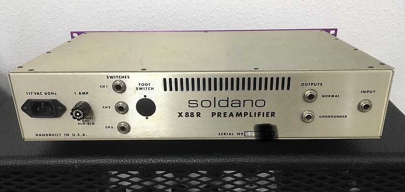 Soldano X88R Preamp Late 1980s Rare