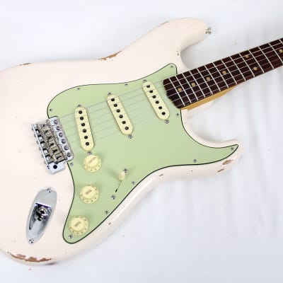 Fender Custom Shop Late 1962 Stratocaster Relic - Super Faded Aged Shell Pink image 1