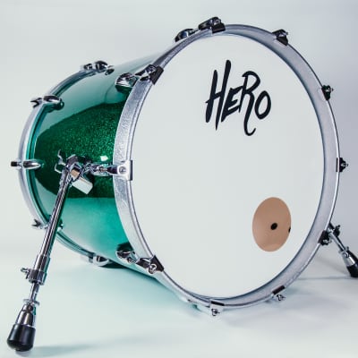 Hero Drumworks 18"x18" Custom Maple/Mahogany Kick Drum 2022 image 1